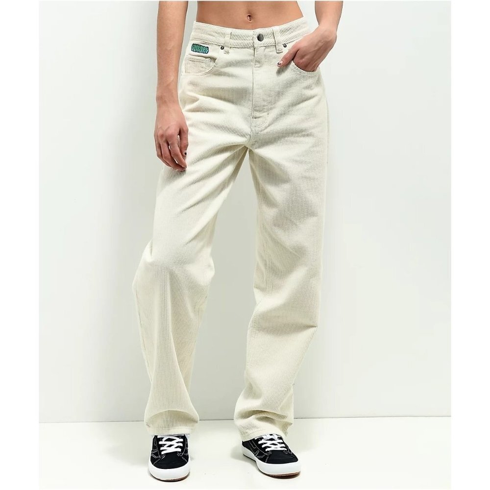 Empyre Tori Off-White Corduroy Skate‎ Pants - Size 3